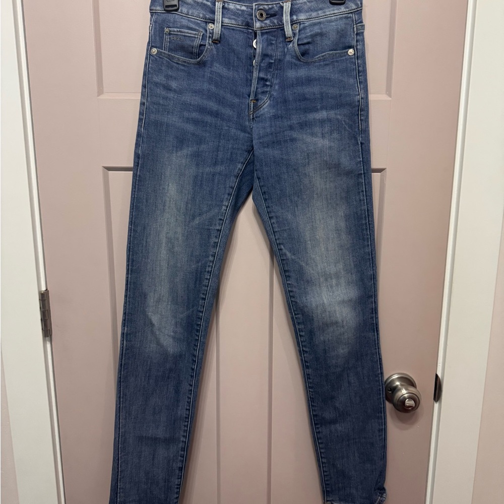 G-Star Women's Skinny Jeans in Medium Blue Wash
